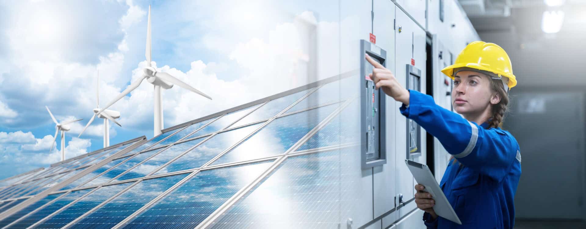 Woman Electrical Engineer Working Ameristrong