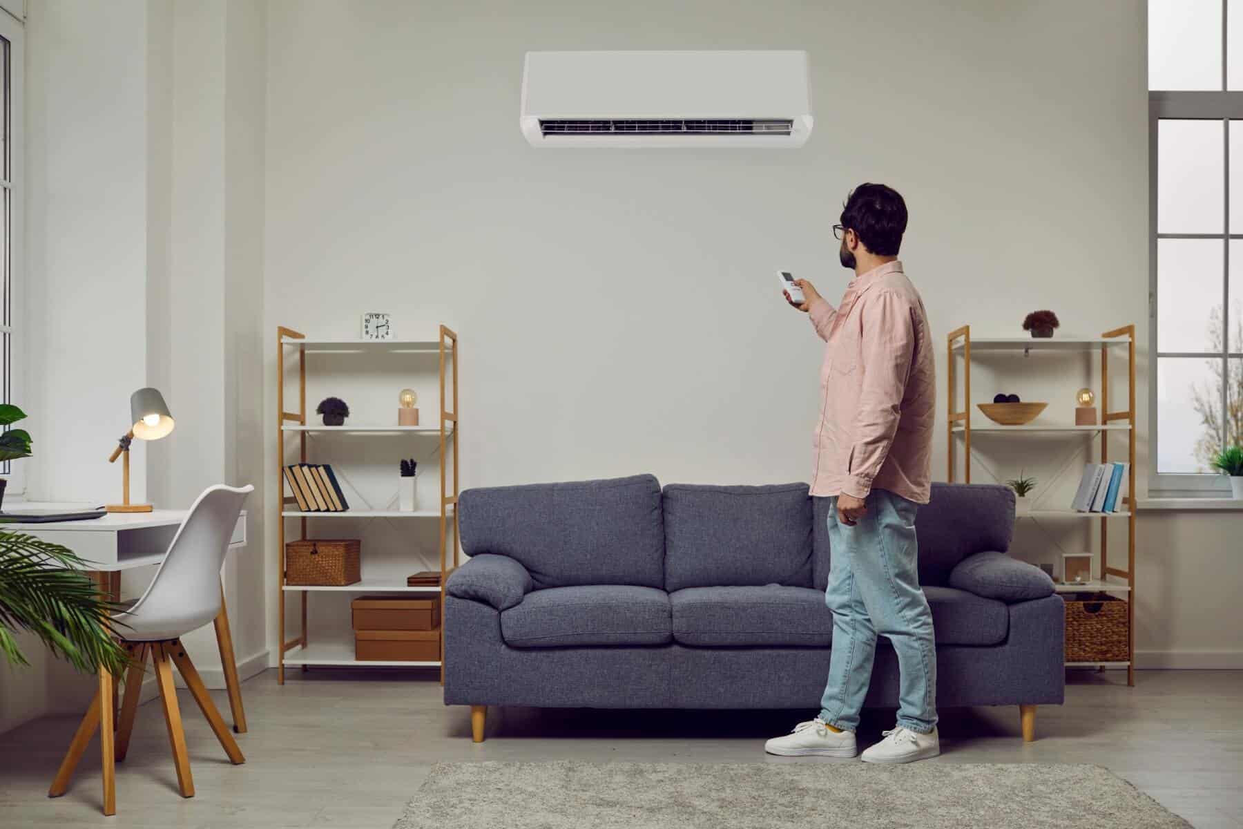 Ameristong Man Uses Remote Control Turn on